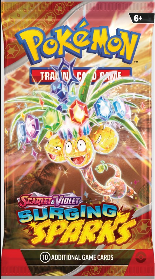 POKEMON: Scarlet and Violet Surging Sparks Booster Pack JK Games POKEMON: Scarlet and Violet Surging Sparks Booster Pack JK Games