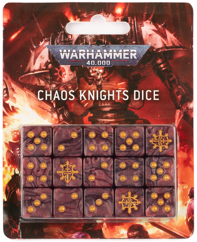 Warhammer 40K : Chaos Knights Dice Set