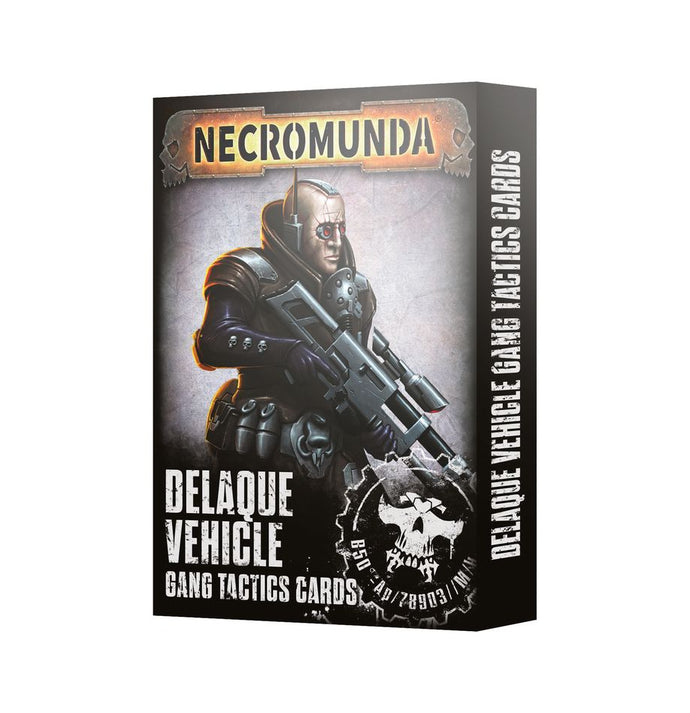 NECROMUNDA: Delaque Vehicle Gang Tactics Cards