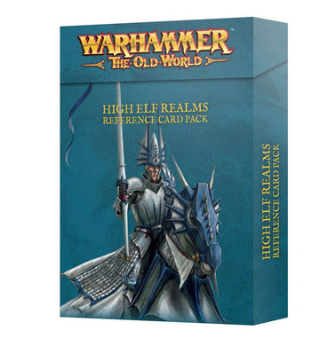 WARHAMMER THE OLD WORLD: High Elf Realms Reference Card Pack