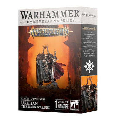 SLAVES TO DARKNESS: WARHAMMER COMMEMORATIVE SERIES: URKHAN THE DARK WARDEN