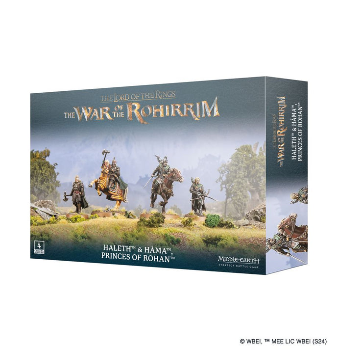 MIDDLE - EARTH STRATEGY BATTLE GAME: HALETH & HAMA PRINCES OF ROHAN