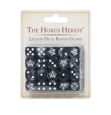 HORUS HERESY :LEGION DICE – RAVEN GUARD