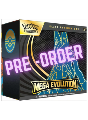 PRE-ORDER: Pokemon TCG: Mega Evolution - Elite Trainer Box - Lucario, Preorder: Dispatch 10/10/25