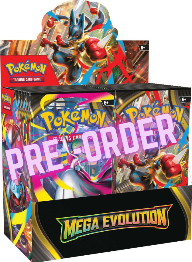 PRE-ORDER: Pokémon TCG: Mega Evolution - Booster Display - Dispatch: 10/10/25