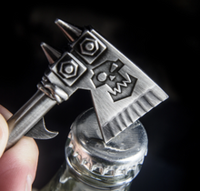 Load image into Gallery viewer, MERCHOID: WARHAMMER 40,000 ORK CHOPPA BOTTLE OPENER