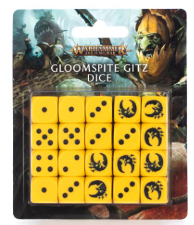 AGE OF SIGMAR: GLOOMSPITE GITZ DICE SET