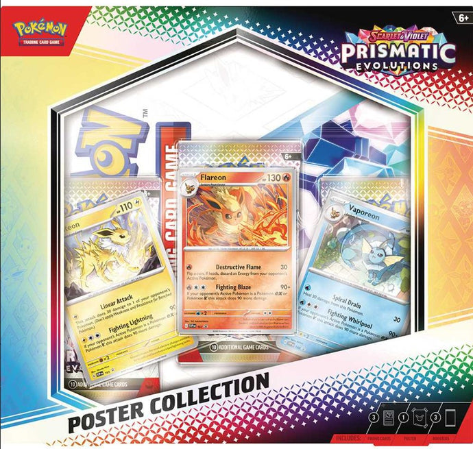 Pokémon TCG: Scarlet & Violet 8.5 - Prismatic Evolutions - Poster Collection